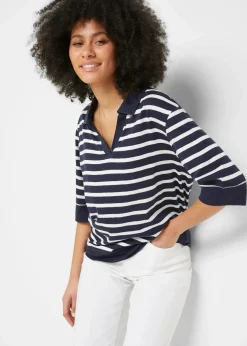 Poloshirt aus Baumwolle-Viskose Mix