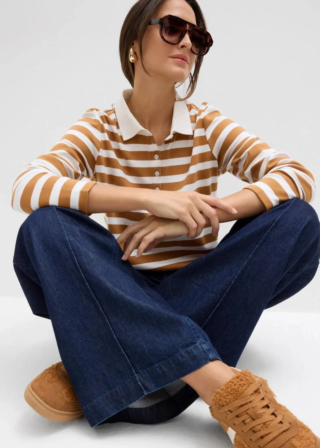 Poloshirt aus schwerer Bio-Baumwolle