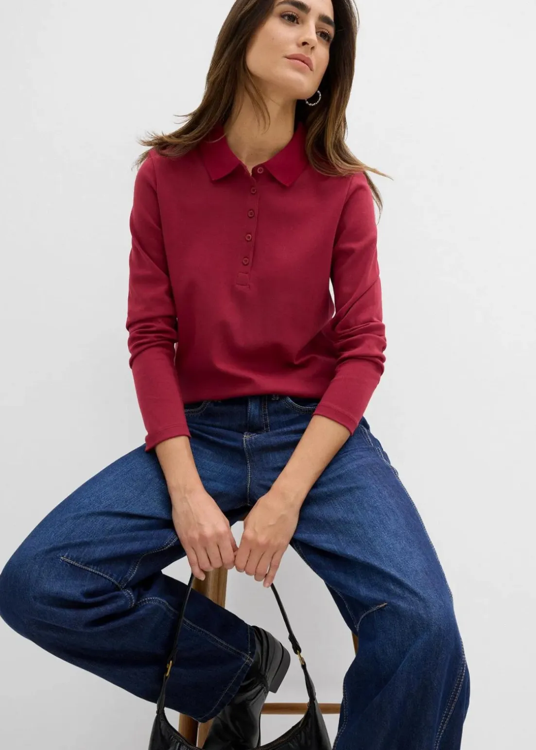 Poloshirt aus schwerer Bio-Baumwolle