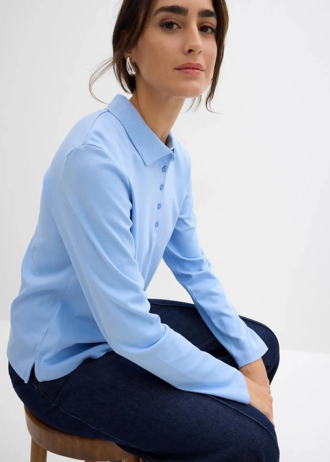 Poloshirt aus schwerer Bio-Baumwolle