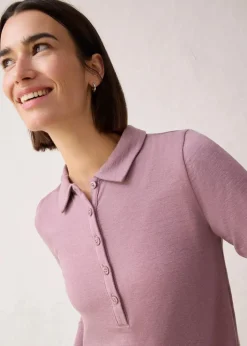 Poloshirt mit Woll-Anteil