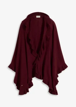 Poncho mit Kaschmiranteil