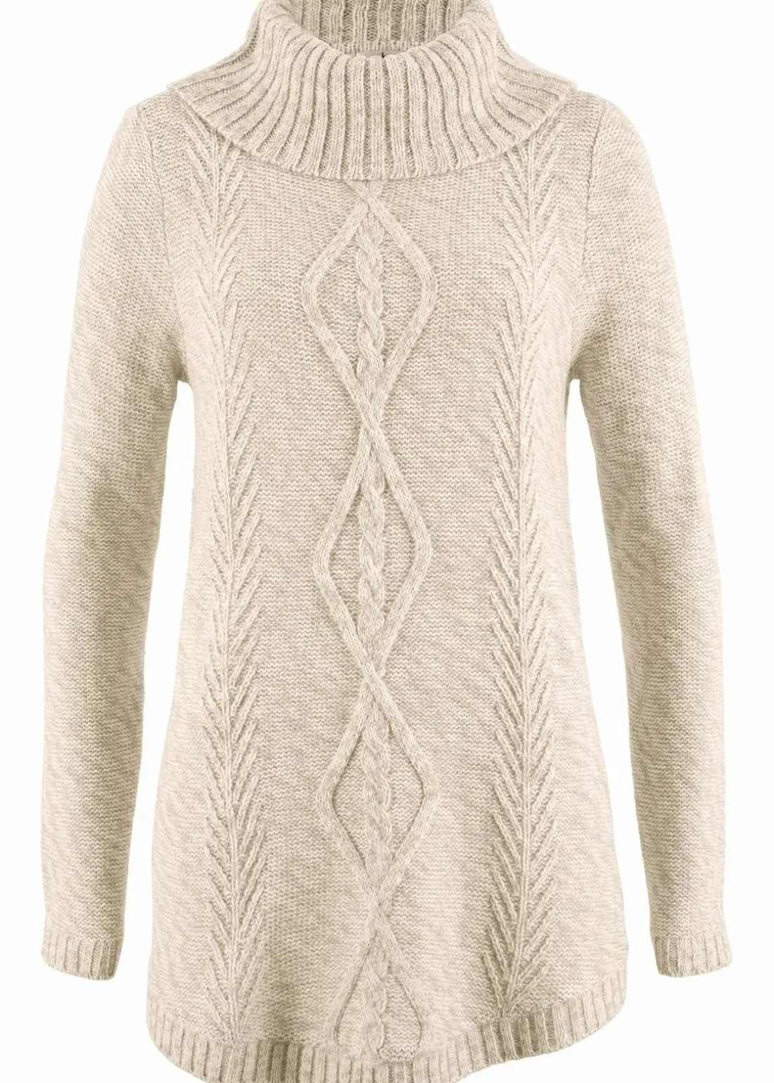 Poncho-Longpullover, Langarm