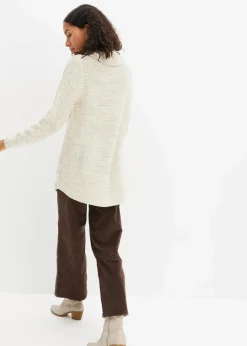 Poncho-Longpullover, Langarm