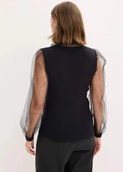 Pullover aus fließendem Viskose-Mix