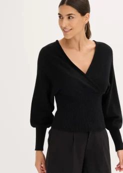 Pullover aus fließendem Viskose-Mix