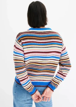Pullover gestreift