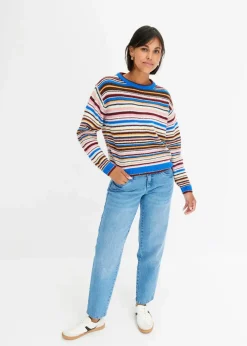 Pullover gestreift
