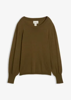 Pullover mit Ballon-Ärmel