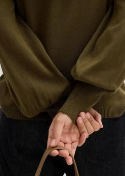 Pullover mit Ballon-Ärmel