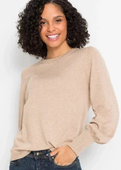 Pullover mit Ballon-Ärmel