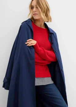 Pullover mit Bluseneinsatz