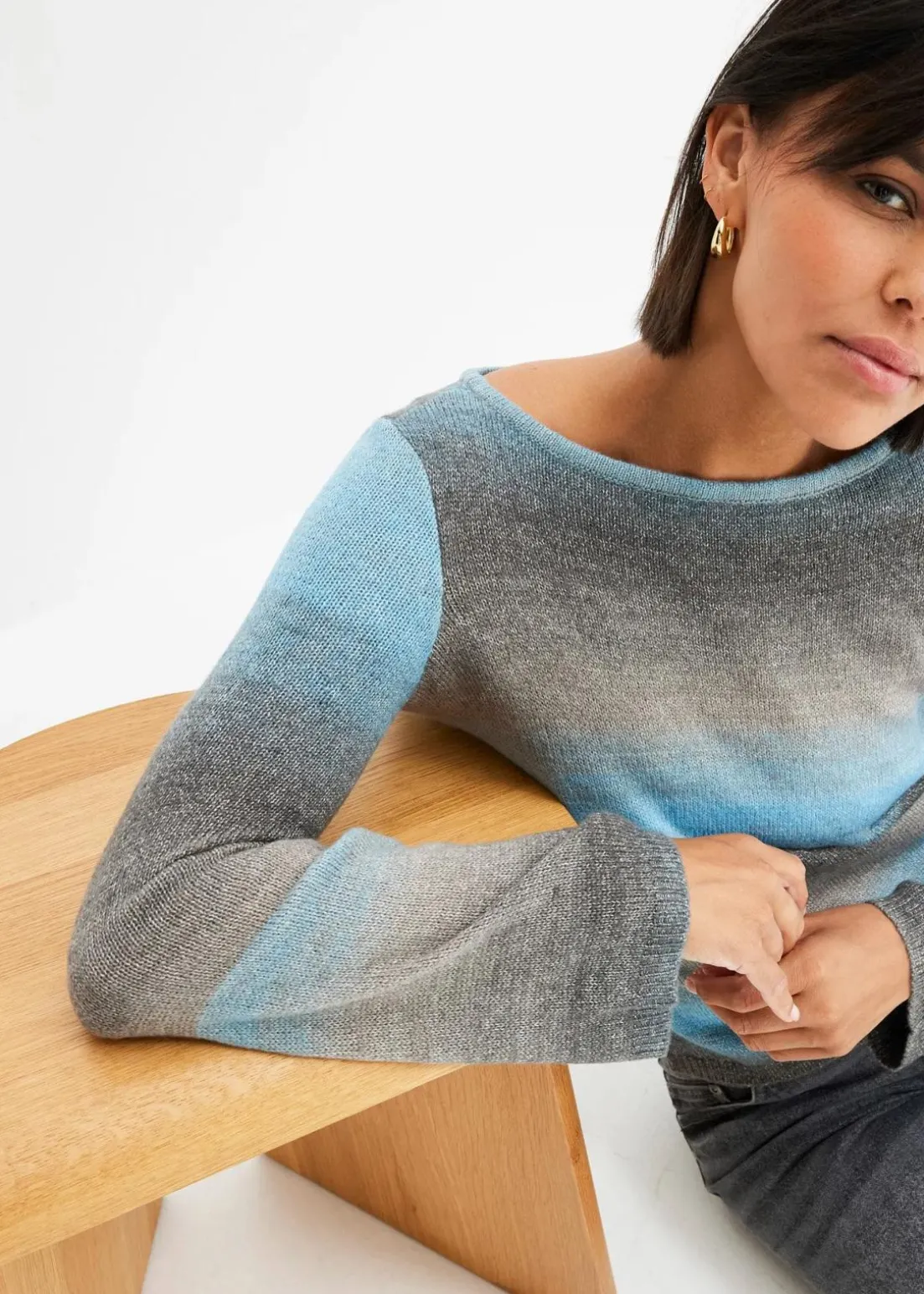 Pullover mit Farbverlauf