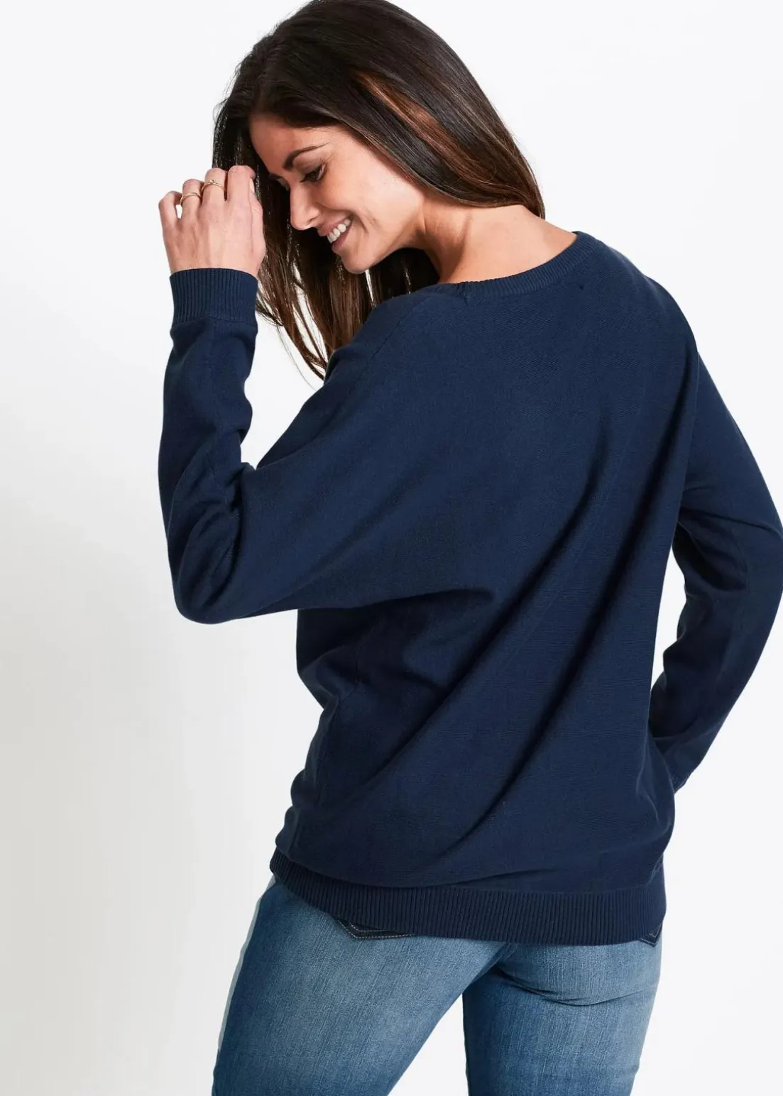 Pullover mit Fledermausärmeln