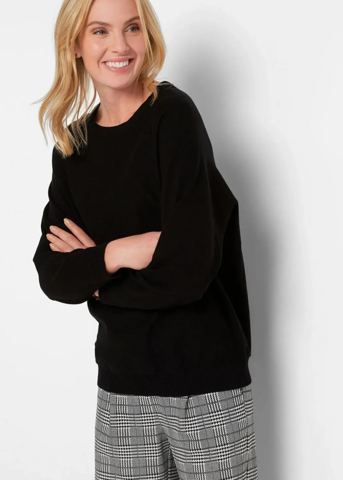 Pullover mit Fledermausärmeln
