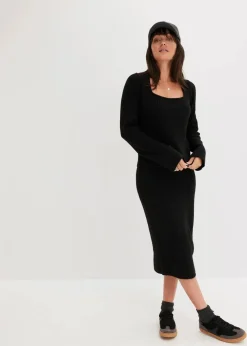 Pullover mit Karree-Ausschnitt