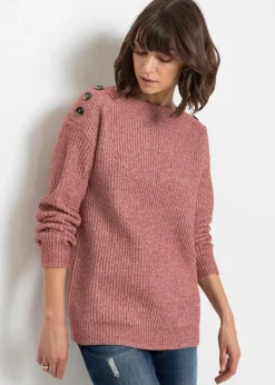 Pullover mit Knöpfen