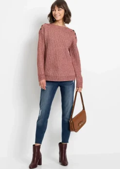 Pullover mit Knöpfen