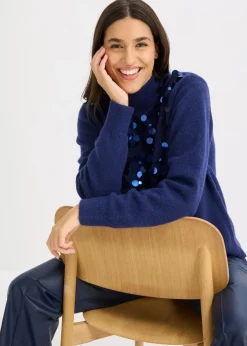 Pullover mit Pailetten