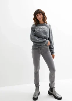 Pullover mit Pailletten