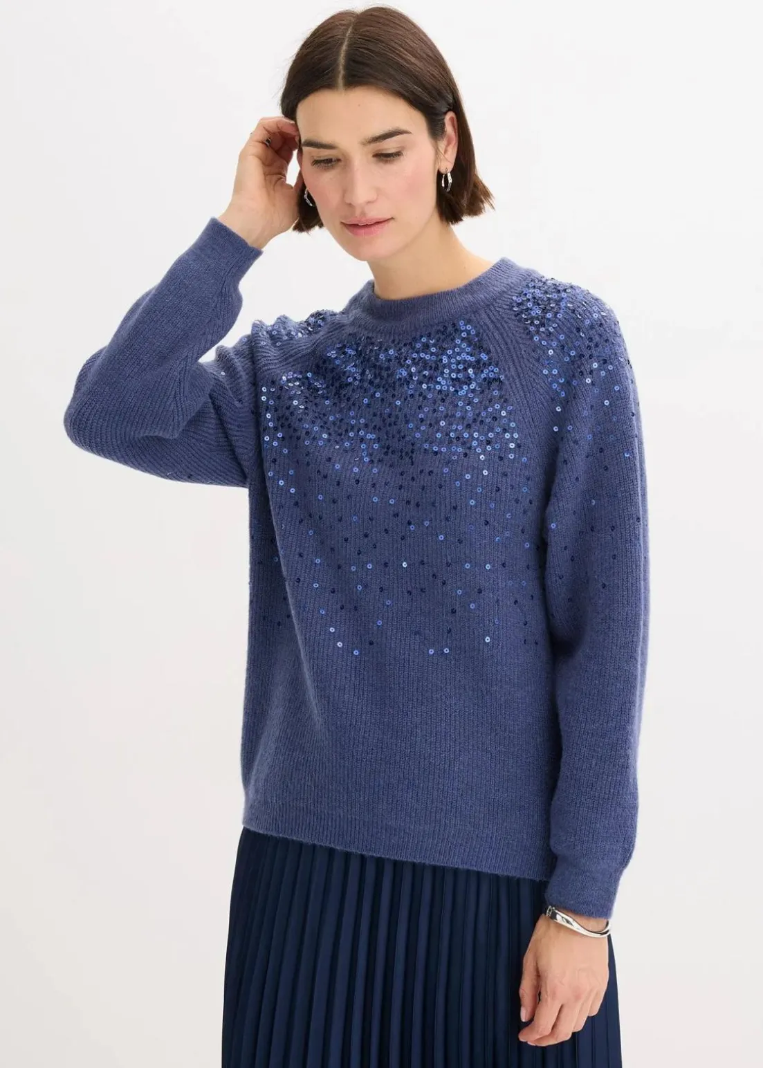 Pullover mit Pailletten
