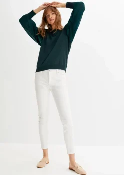 Pullover mit plissierten Ärmeln