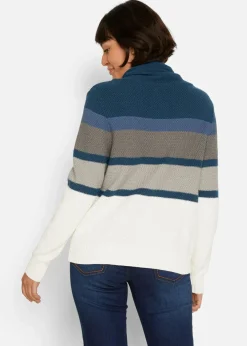 Pullover mit Schlauchkragen