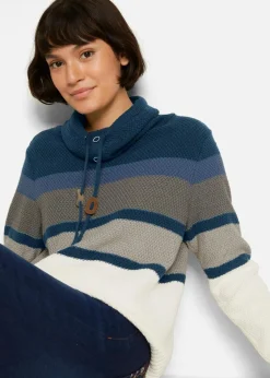 Pullover mit Schlauchkragen