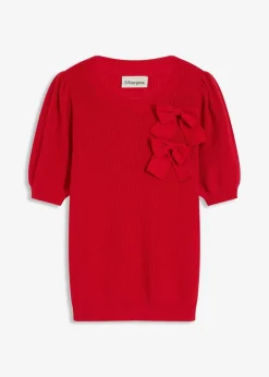 Pullover mit Schleifen-Applikation