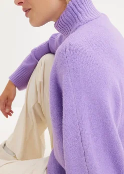 Pullover mit Stehkragen