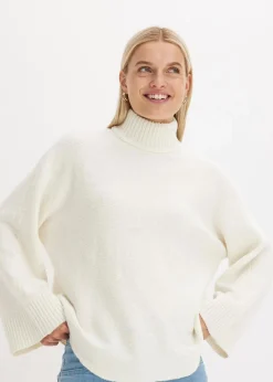 Pullover mit Stehkragen