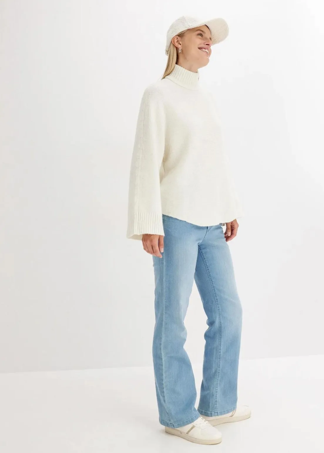 Pullover mit Stehkragen