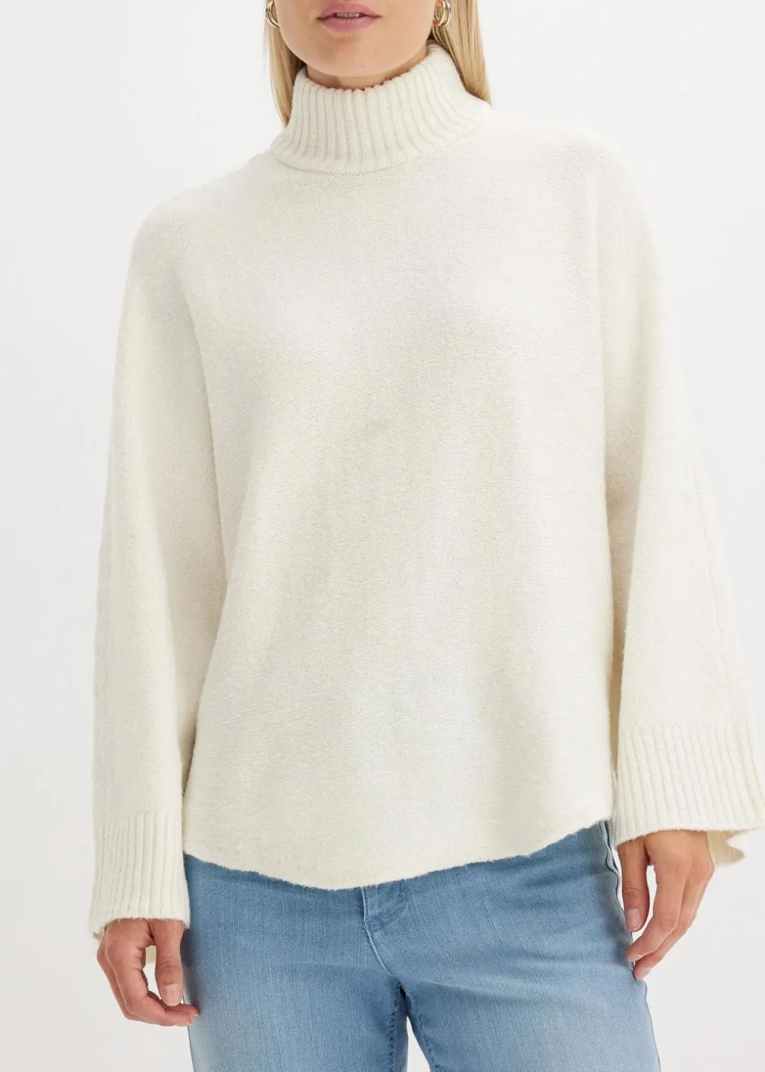 Pullover mit Stehkragen