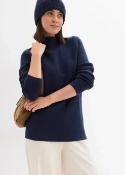 Pullover mit Stehkragen