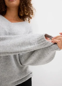 Pullover mit V-Ausschnitt