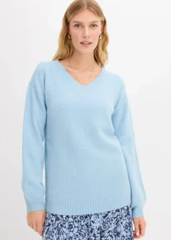 Pullover mit V-Ausschnitt