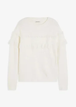 Pullover mit Volants