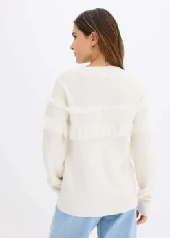 Pullover mit Volants