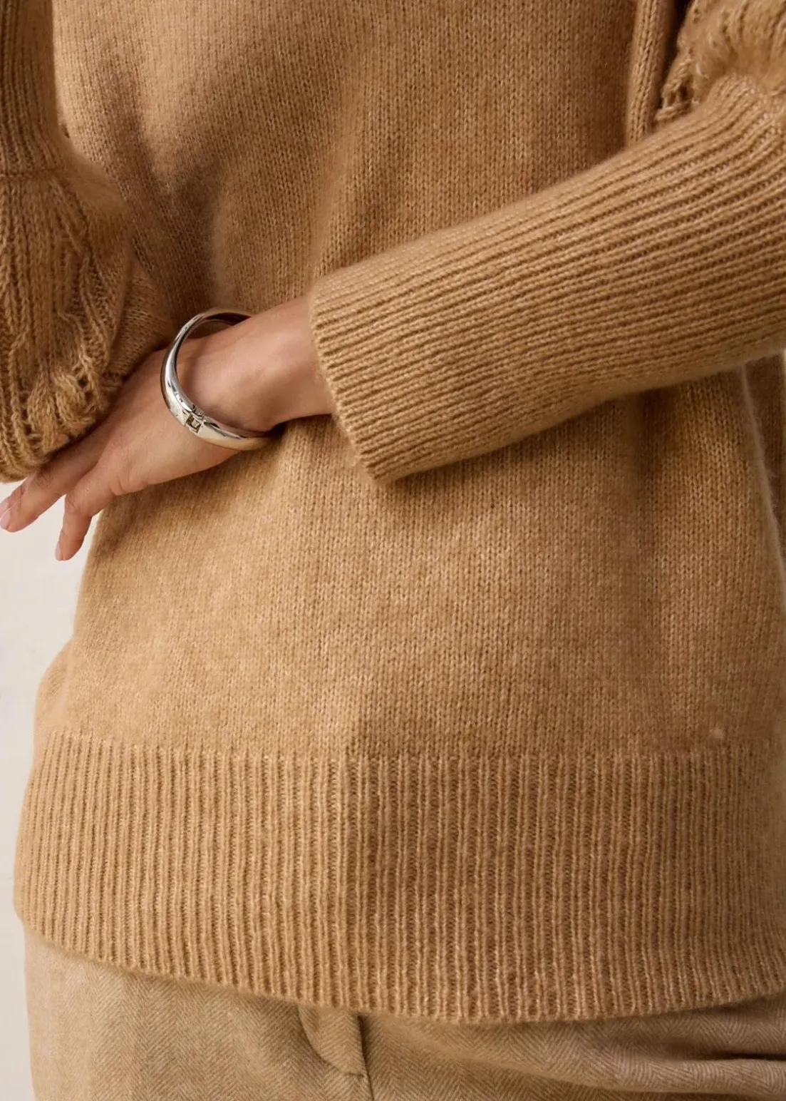 Pullover mit Woll-Anteil