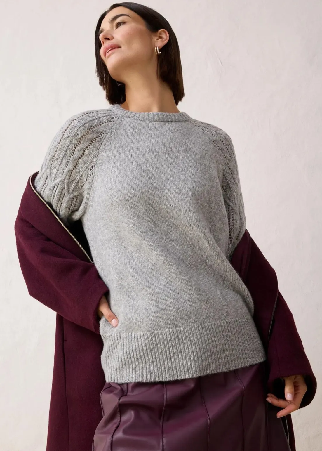 Pullover mit Woll-Anteil