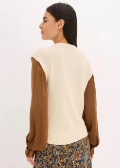 Pullunder mit Baumwollanteil