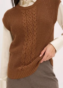 Pullunder mit Baumwollanteil