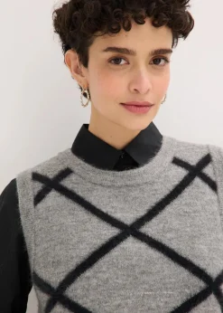 Pullunder mit Federgarn