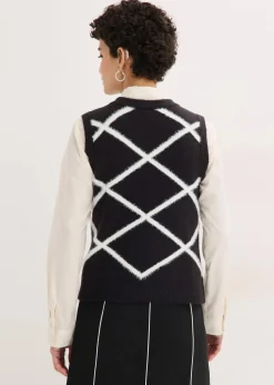 Pullunder mit Federgarn