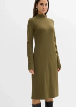 Punto Di Roma Kleid mit Stehkragen