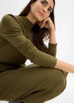 Punto Di Roma Kleid mit Stehkragen