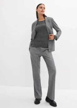 Rippenpullover aus Merinowolle