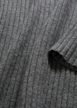 Rippenpullover aus Merinowolle