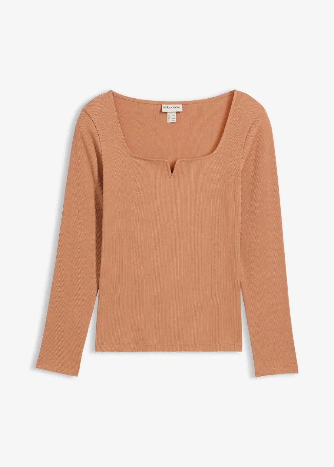 Rippshirt aus reiner Bio-Baumwolle