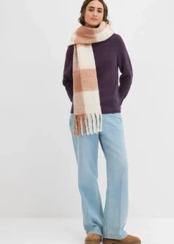 Rippstrickpullover aus reiner Bio-Baumwolle